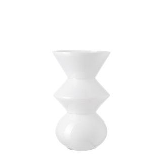 Leonardo 037638 Blumen Vase opal Forma, 29 cm, wei: Küche & Haushalt