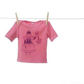 sale baby girl princess motif t shirt by catherine ellis