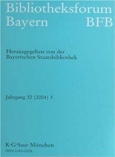 Bibliotheksforum Bayern (BFB): Zeitschriften