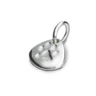 personalised silver baby charm by scarlett jewellery