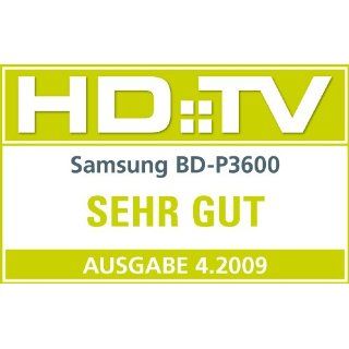 Samsung BD P 3600 Blu Ray Player (DivX zertifiziert, HDMI, Wifi, 2x USB 2.0): Heimkino, TV & Video