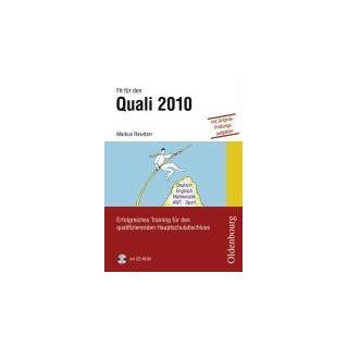 Fit fr den Quali 2010: Prfungen, bungen, Tipps und Musterlsungen zu allen schriftlichen Prfungsbereichen: Markus Rewitzer: Bücher