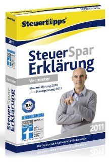 Steuer Spar Erklrung 2011 fr Vermieter (fr Steuerjahr 2010): Software