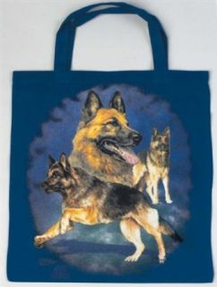 Schferhund Tasche   Christina Btzel   Einkaufstasche Tragetasche Stoffbeutel Beutel Bag Hund Hunde Geschenk Geburtstag: Bekleidung