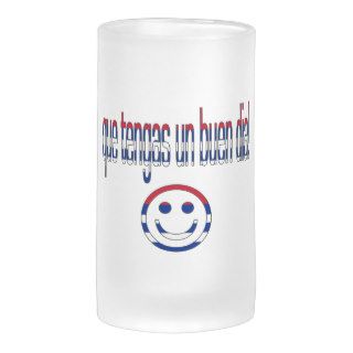 Que Tengas un Buen Día Cuba Flag Colors Mug