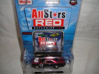 MAISTO ALL STARS RED EXCLUSIVE 100 1:64 SCALE PURPLE AND BLACK 1970 PLYMOUTH GTX DIE CAST COLLECTIBLE: Toys & Games