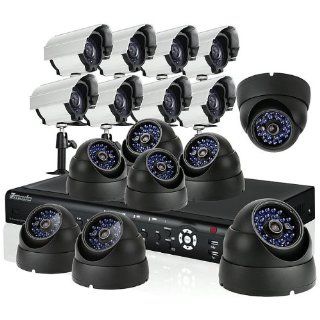 Zmodo 16CH H.264 DVR Home Security Surveillance Camera System With 8 Bullet 8 Dome Sony CCD Night Vision IR Surveillance Camera 1TB Hard Drive : Camera & Photo