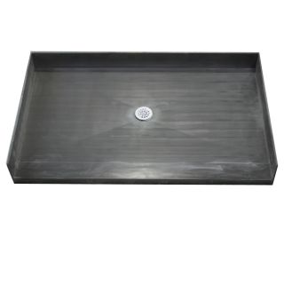 Tile Ready Shower Pan (42 X 66 Center Barrier Free Pvc Drain)