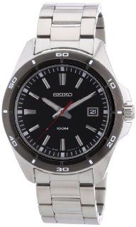 Seiko Men's SGEE91 Classic Stainless Steel Bracelet Watch: Seiko: Watches