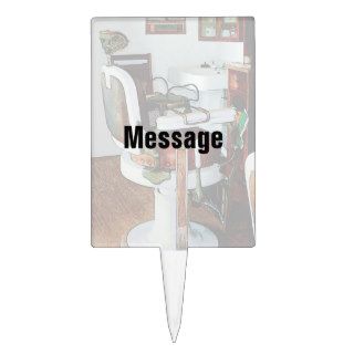 Barber Chair Rectangle Cake Topper