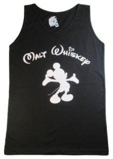 Malt Whiskey Shirt Cartoon Mickey Mouse Tank Top Funny T shirts Women: Clothing