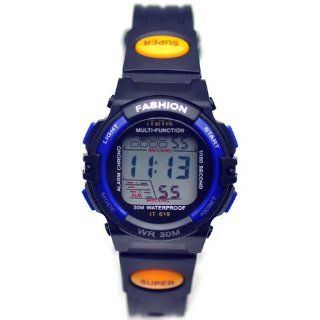 Sinceda Unisex Children Multi Function Luminous LCD Digital Sport Watch: Watches