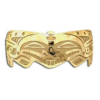 14K Yellow Gold Double Killer Whale Bracelet. Made in USA.: Cuff Bracelets: Jewelry