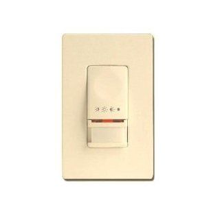 Cooper Controls OSW P 0451 DMV V Greengate 120 277 Volt Dual Level PIR Wall Switch Sensor, Ivory Finish   Motion Activated Wall Switches  