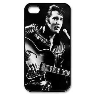 Custom Elvis Presley Cover Case for iPhone 4 4S PP 1514 Cell Phones & Accessories