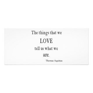 Vintage Aquinas  Love Inspirational Quote / Quotes Invites