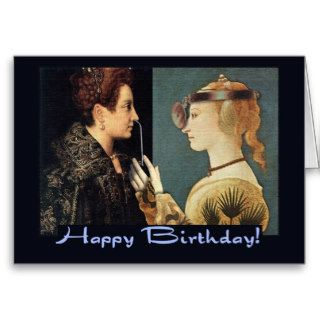 Funny Birthday Fifty Renaissance Colonoscopy Greeting Cards