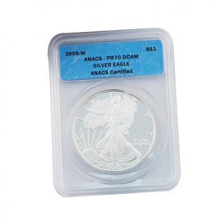 2005 PR70 ANACS Silver Eagle Coin