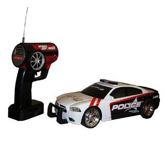 14" Remote Control Police Car with Lights and Sounds: Toys & Games