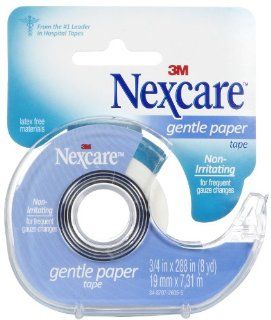 Nexcare Tape, Gentle Paper, 3/4 Inches X 288 Inches / 8 Yards (Pack of 6): Health & Personal Care