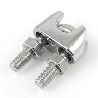 12mm 1/2" Wire Rope Grip Cable Clamp Clip 304 Stainless Steel Silver Tone: Air Tool Fittings: Industrial & Scientific