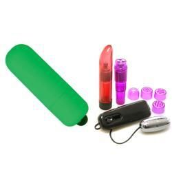 Green Velvet Touch Bullet Vibrator Collection Hidden Flower Vibrators
