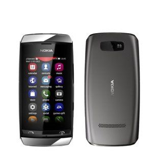Nokia Asha 306 Unlocked GSM Quad Band Phone with Touchscreen and 2 MP Camera   No Warranty   Dark Grey: Cell Phones & Accessories