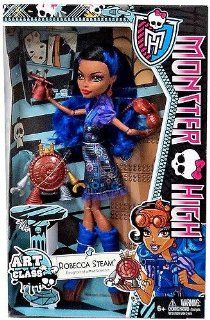 Monster High Art Class Dolls Robecca Steam: Toys & Games