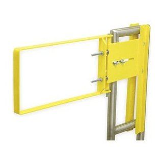 FabEnCo, Inc. A71 24PC Safety Yellow Powder Coat Self Closing Safety Gate   Gate Hardware  