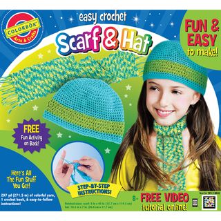 Crochet Scarf And Hat Kit  Colorbok Crochet Kits