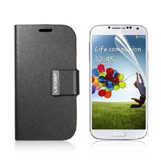 Flip Leather Case Cover For Samsung Galaxy S4 IV i9500 + Screen Protector PC467B Cell Phones & Accessories