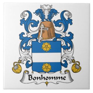 Bonhomme Family Crest Tiles