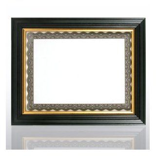 Black Wooden Frame with Gold Trim : Document Holders : Office Products