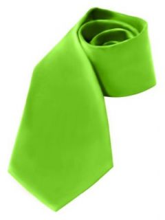 Solid Color Mens Tie   Lime Green at  Mens Clothing store: Bright Tie