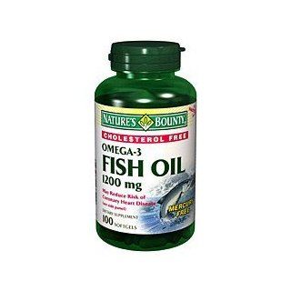 NATURES BOUNTY FISH OIL 1200MG 100SG by NATURE'S BOUNTY *** Health & Personal Care