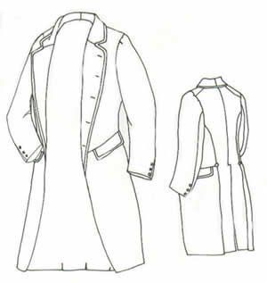 1858 Single Breasted Frockcoat Pattern   Size Medium (40 44")  Other Products  