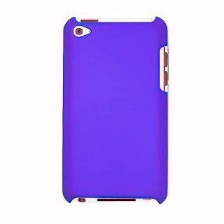 Hard Plastic Snap on Cover Fits Apple iPod Touch 4 (4th Generation) Purple Rubberized (does NOT fit iPod Touch 1st, 2nd, 3rd or 5th generations) Cell Phones & Accessories