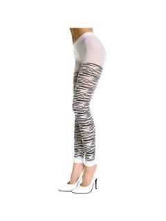 Zebra Print Leggings: Clothing