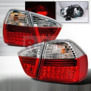 BMW E90 3 Series Sedan 330xi 330i 325xi 325i 335i 328i LED Tail Lights   Red: Automotive