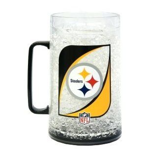 Pittsburgh Steelers Crystal Freezer Mug   Monster Size : Sports & Outdoors