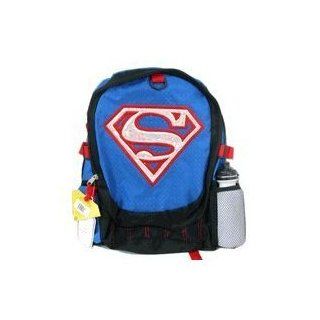 S logo Superman Backpack   Kid Size Superman School Bag: Office Products