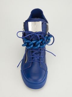 Giuseppe Zanotti Design Chain Detail Hi top Sneakers   Layers