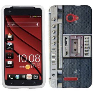 HTC DROID DNA Retro Cassette Tape Boombox Phone Case Cover: Cell Phones & Accessories