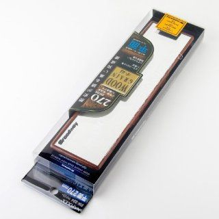 Broadway Wide Rear View Mirror with Wood Grain Look Finish 270 x 65mm Flat BW 324: Automotive