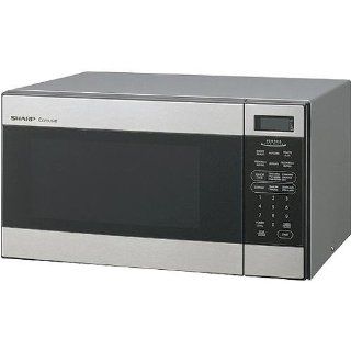 Sharp R 326FS 1100 Watt 1 1/5 Cubic Foot Microwave Oven, Stainless: Kitchen & Dining