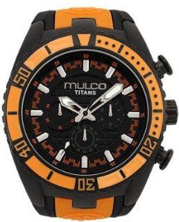 MULCO Unisex MW5 1836 615 Titan Wave Analog Display Japanese Quartz Orange Watch: Watches
