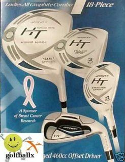 Affinity Ladies HT Edition Full Graphite Golf Club Set wFree Putter Left & Right Hand Petite, Regular or Tall Length; Fast Shipping **Bag Not Included** : Golf Club Complete Sets : Sports & Outdoors