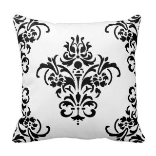 Elegant Damask Pillows