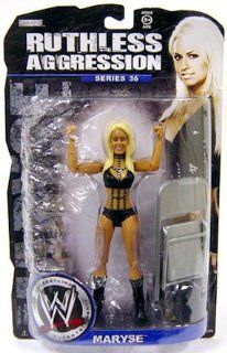 WWE Wrestling Ruthless Aggression Series 36 Action Figure Maryse: Toys & Games