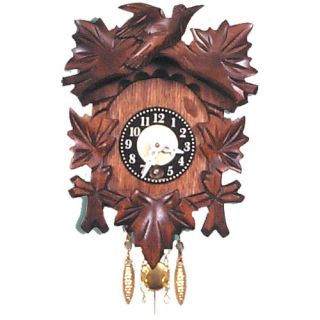 10 Cuckoo Clock with Hand Carved Bambi and Hare